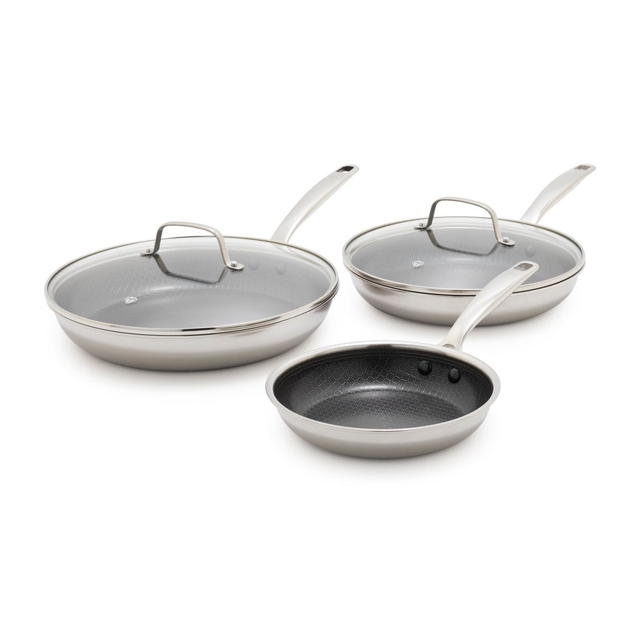 Blue Diamond Diamond Bond 5-Piece Non-Stick Fry Pan Set